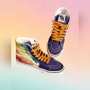 Vans x Crayola Sk8-Hi Mashup Melt High Tops Multicolor Size US M3.5 / W5 Youth 3